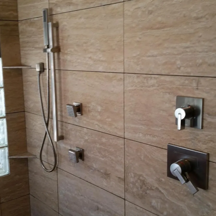 Shower fixture installation for Frozen Pipe Repair in Saco